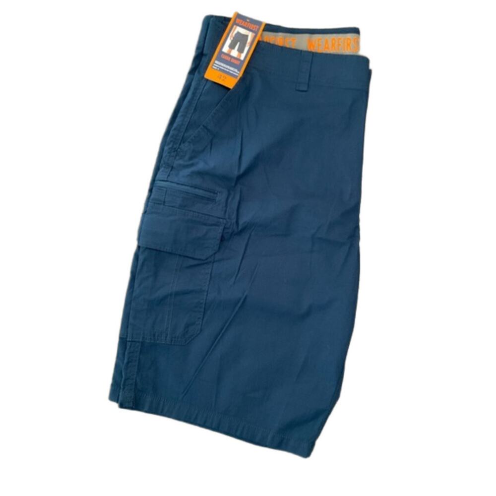 WearFirst Mens’ Cargo Shorts Blue Size 42 NWT - Picture 6 of 8